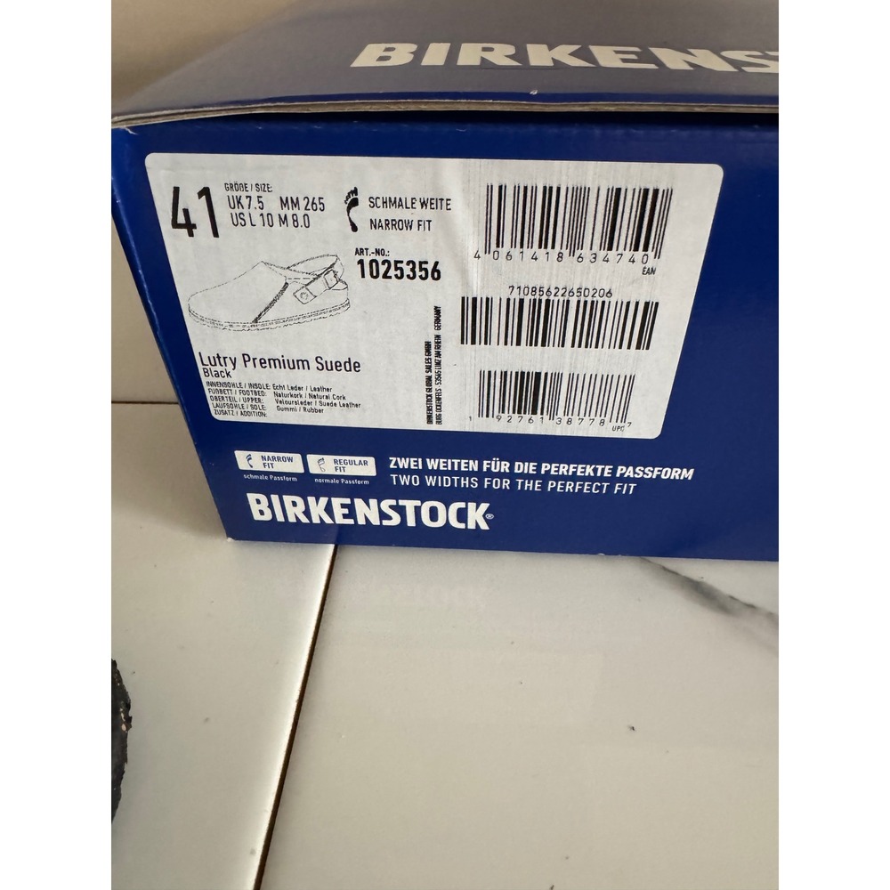 Birkenstock Suede Black Clogs - Picture 5 of 5